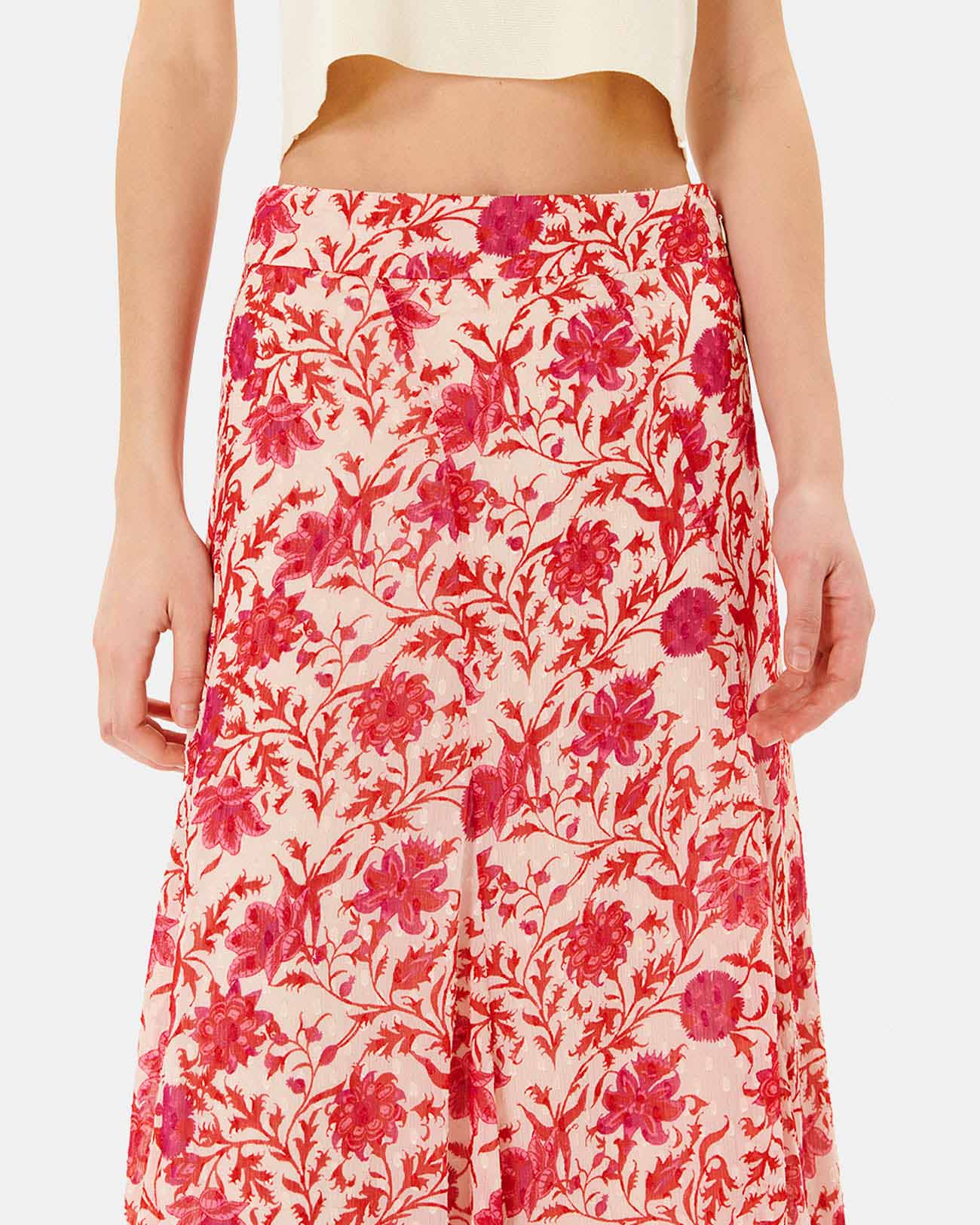 Jade skirt Flower print ZAPA