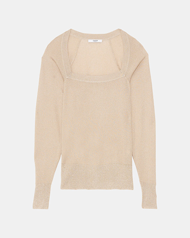 Naiya sweater Square collar ZAPA