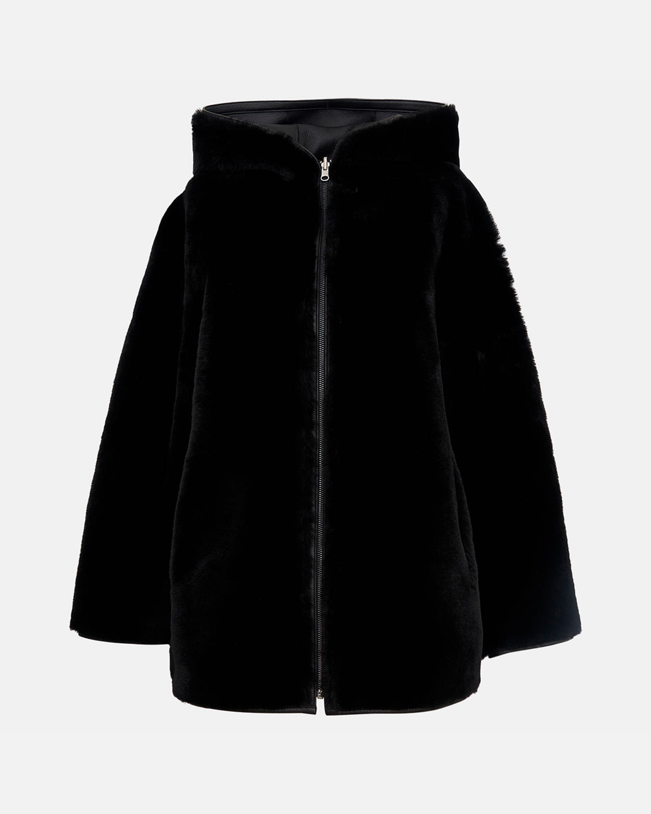 Milora coat Short black coat ZAPA