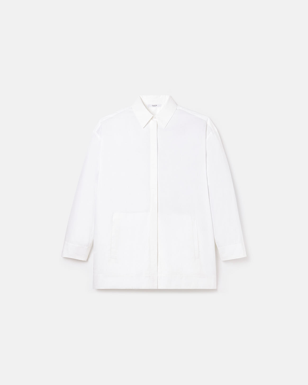 Canberra Shirt White poplin shirt ZAPA
