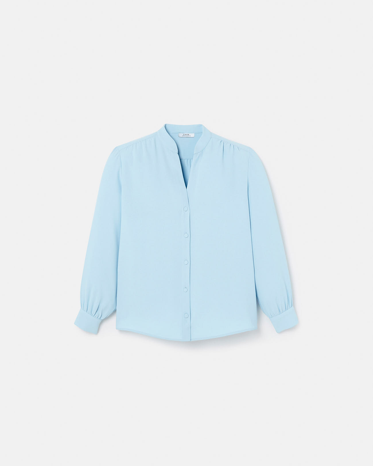 Tiberina blouse Sky blue flowing shirt ZAPA