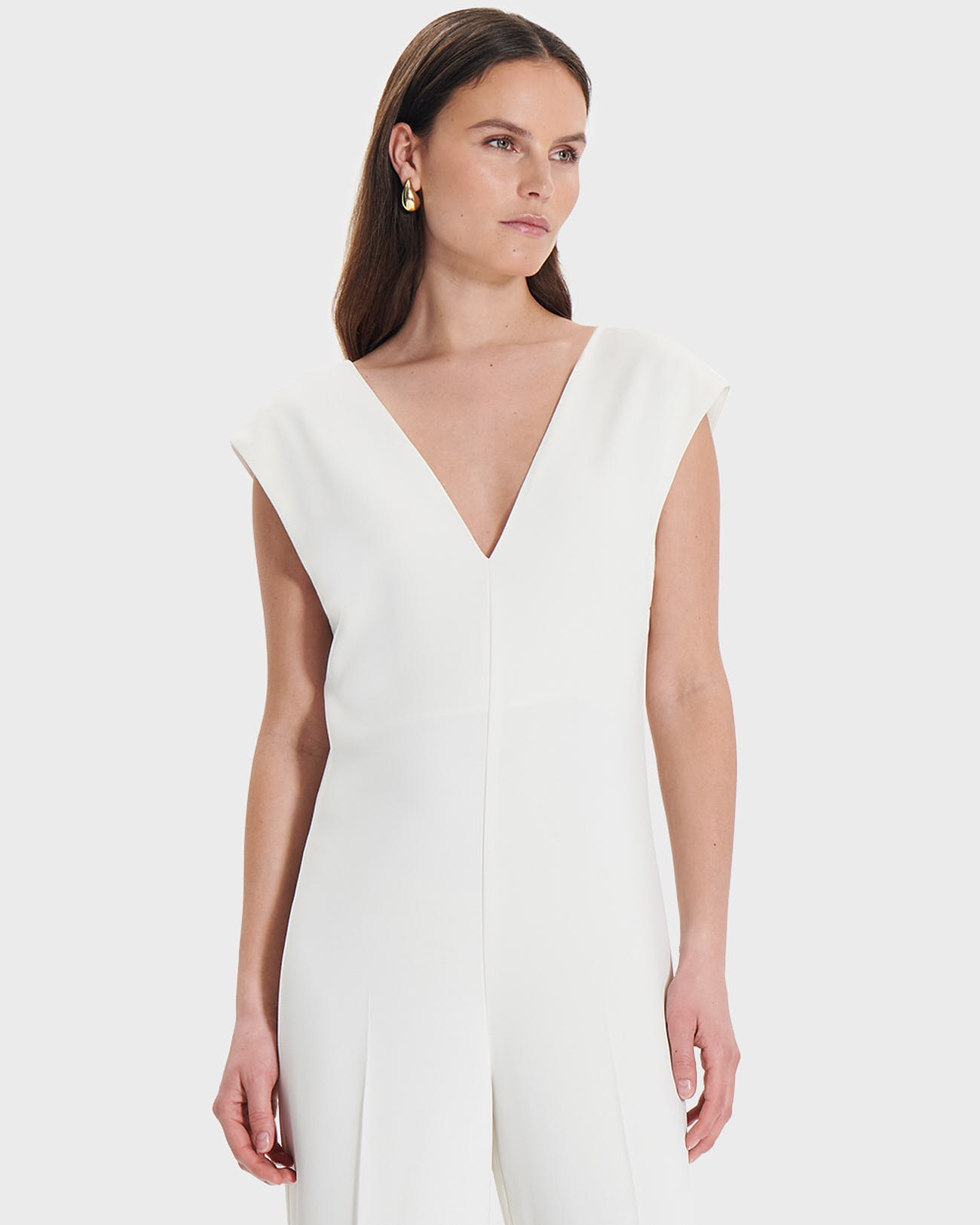 Colombia Dress Flowing ecru jumpsuit ZAPA