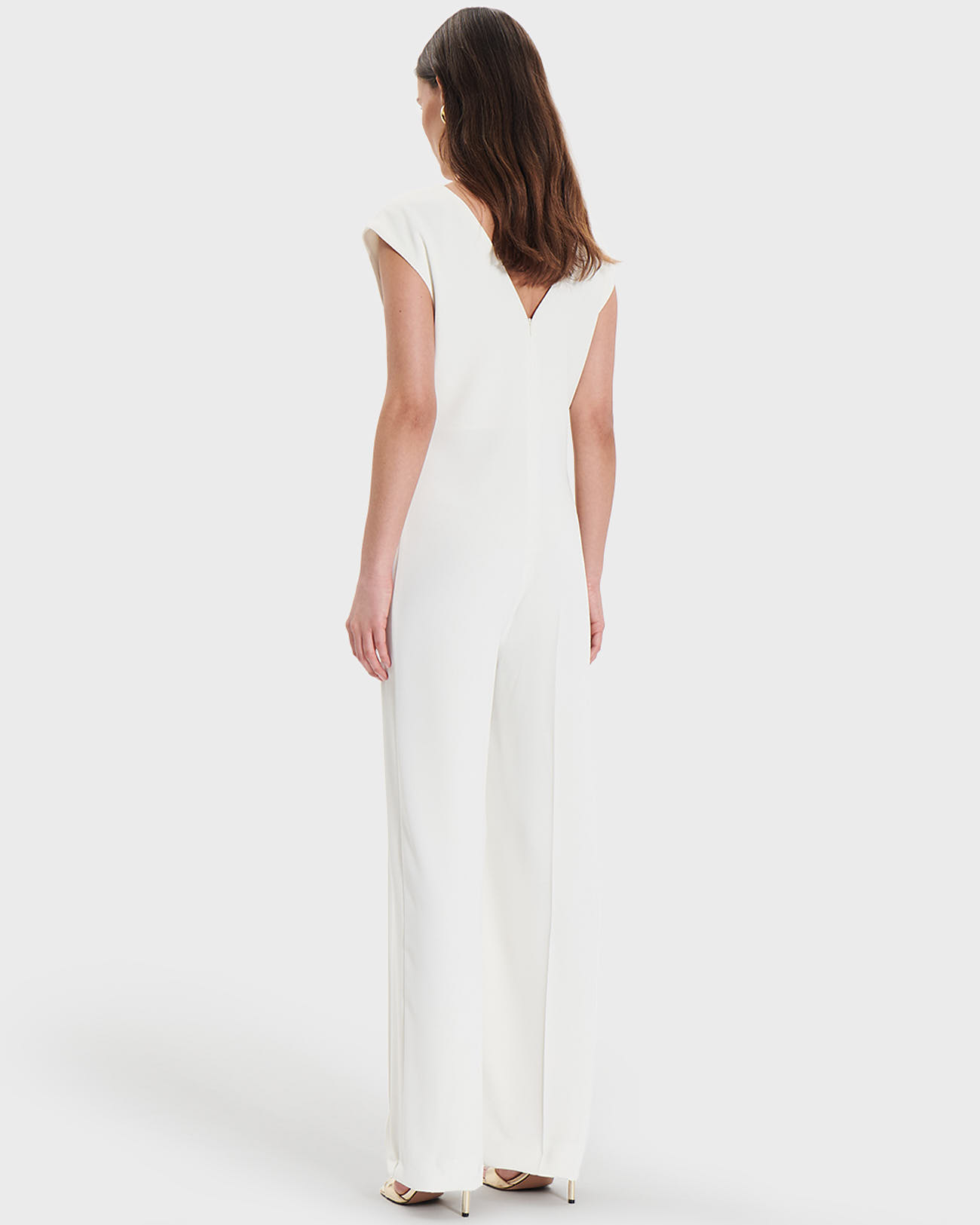 Colombia Dress Flowing ecru jumpsuit ZAPA