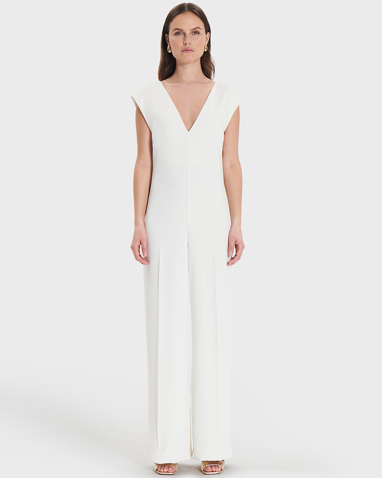 Colombia Dress Flowing ecru jumpsuit ZAPA