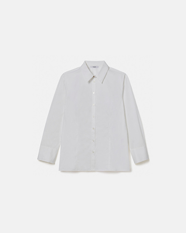 Coraline shirt White poplin shirt ZAPA