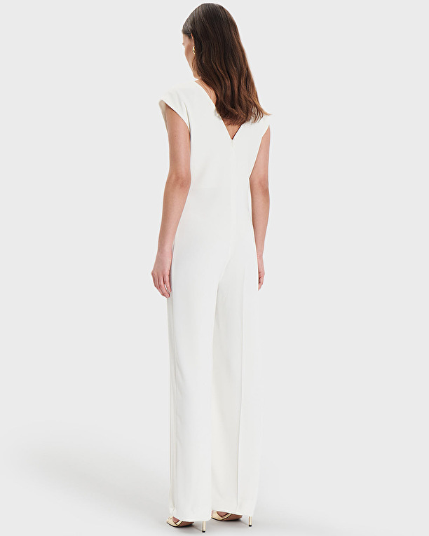 Colombia Dress Flowing ecru jumpsuit ZAPA