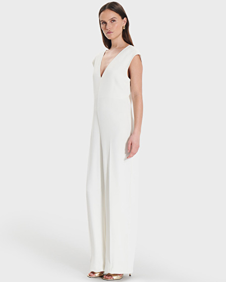 Colombia dress flowing ecru jumpsuit zapa