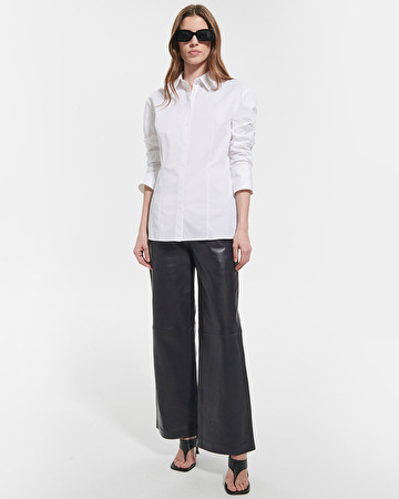 Coraline shirt White poplin shirt ZAPA