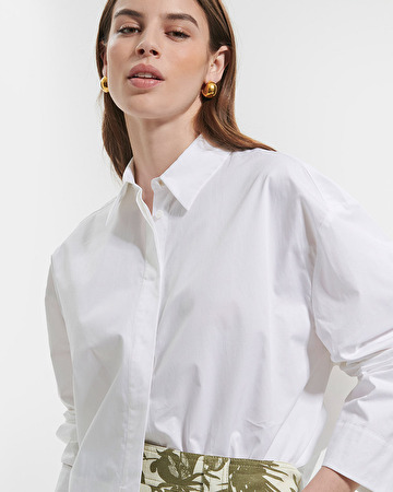 Canberra Shirt White poplin shirt ZAPA