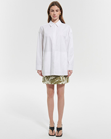 Canberra Shirt White poplin shirt ZAPA