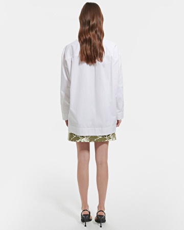 Canberra Shirt White poplin shirt ZAPA
