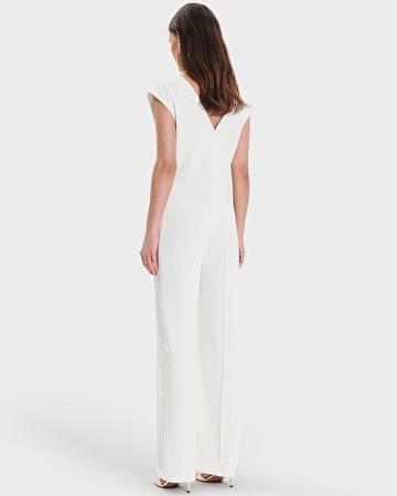 Colombia Dress Flowing ecru jumpsuit ZAPA