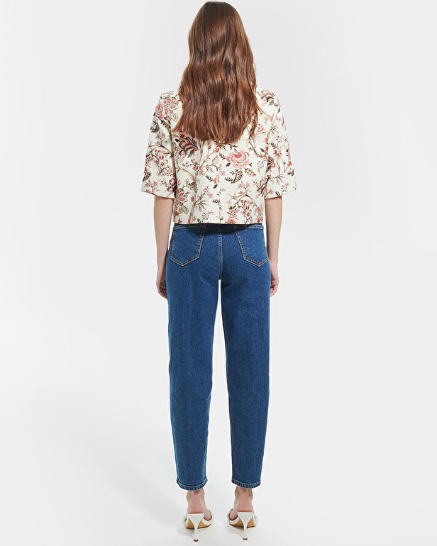 Cyrille shirt Straight floral print shirt ZAPA