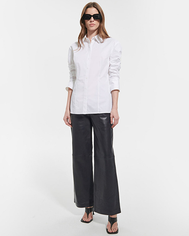Coraline shirt White poplin shirt ZAPA
