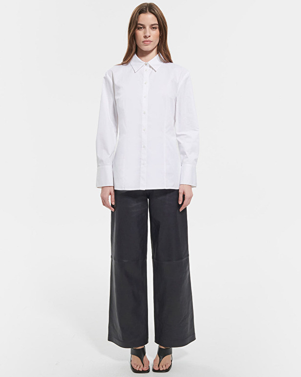 Coraline shirt White poplin shirt ZAPA