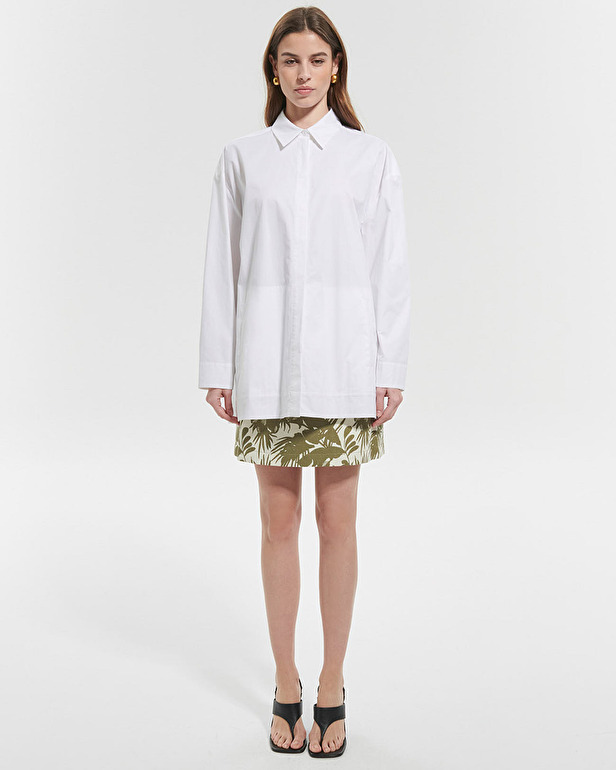 Canberra Shirt White poplin shirt ZAPA