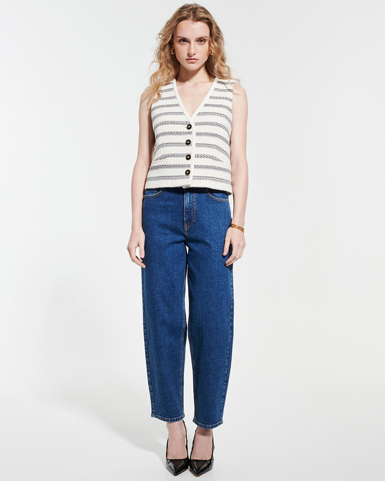 Georges vest Sleeveless tweed vest ZAPA