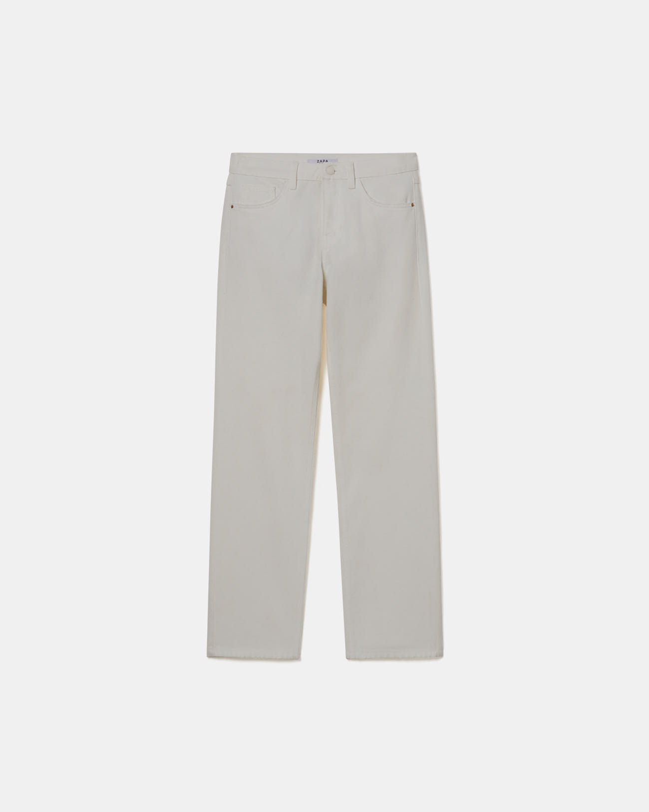 Jean Jayce White straight jeans ZAPA