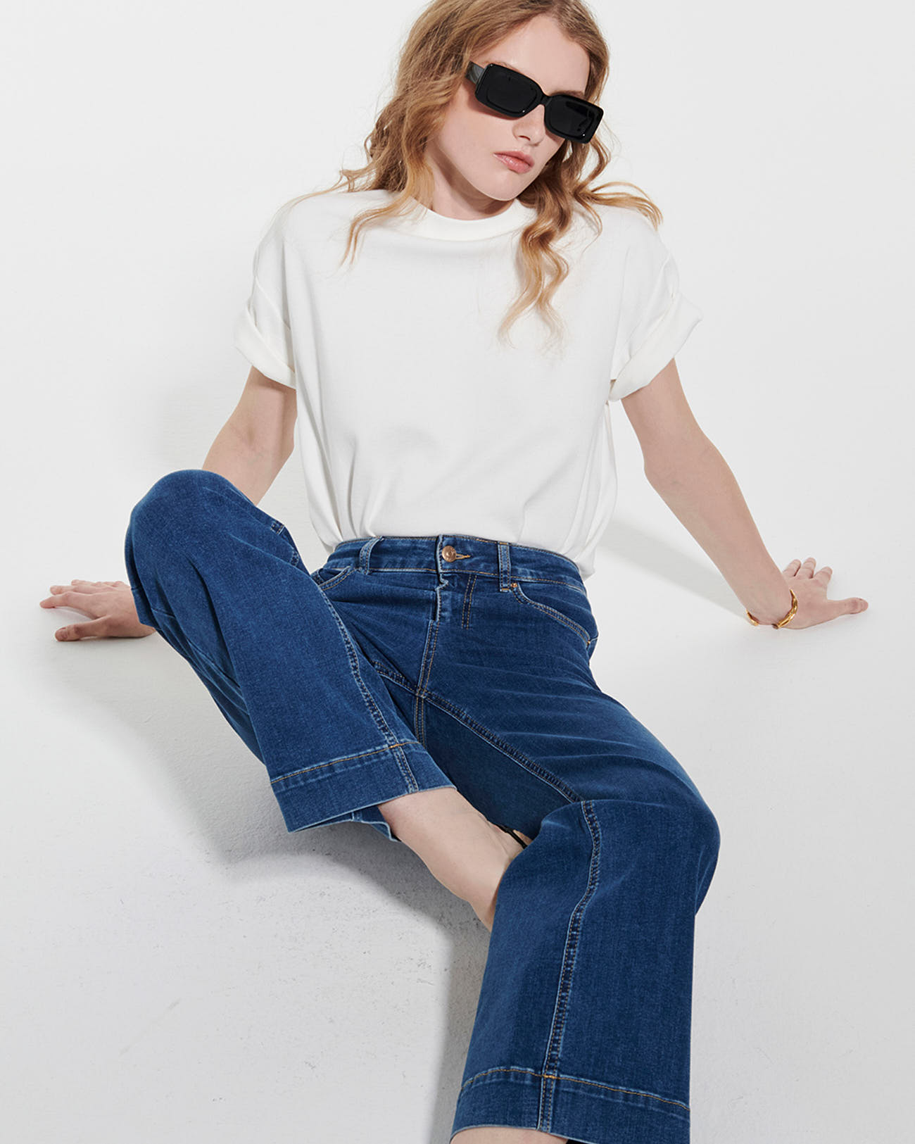 Jean Jani Stone flare jeans ZAPA