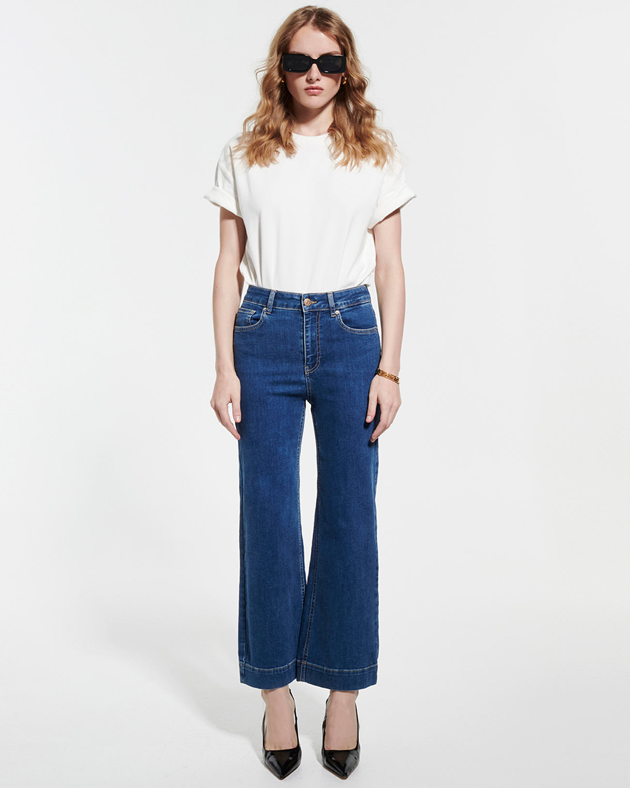 Jean Jani Stone flare jeans ZAPA
