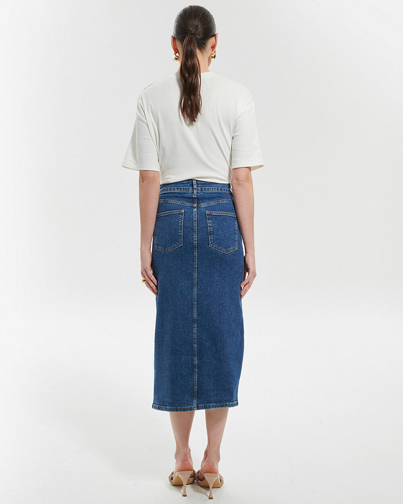Jude skirt Long denim skirt ZAPA