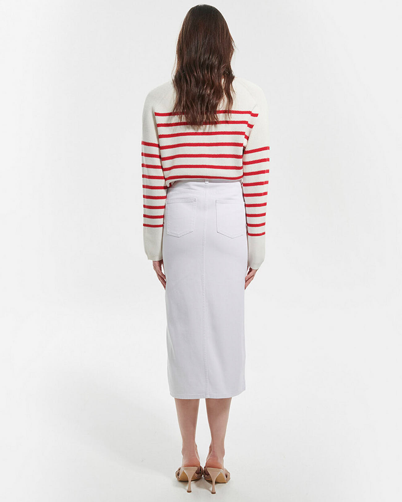 Jude skirt Long white skirt ZAPA
