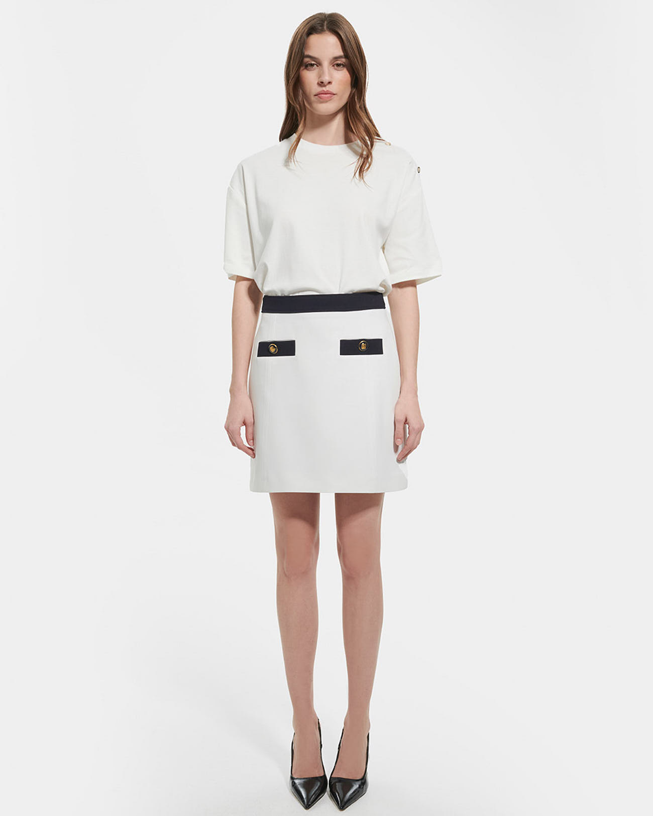 Johnson Skirt Short two-tone skirt ZAPA