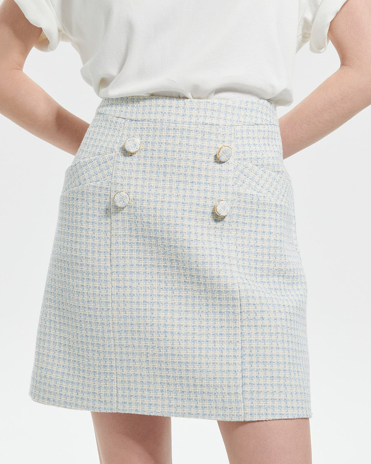Jeralda skirt Short tweed skirt ZAPA
