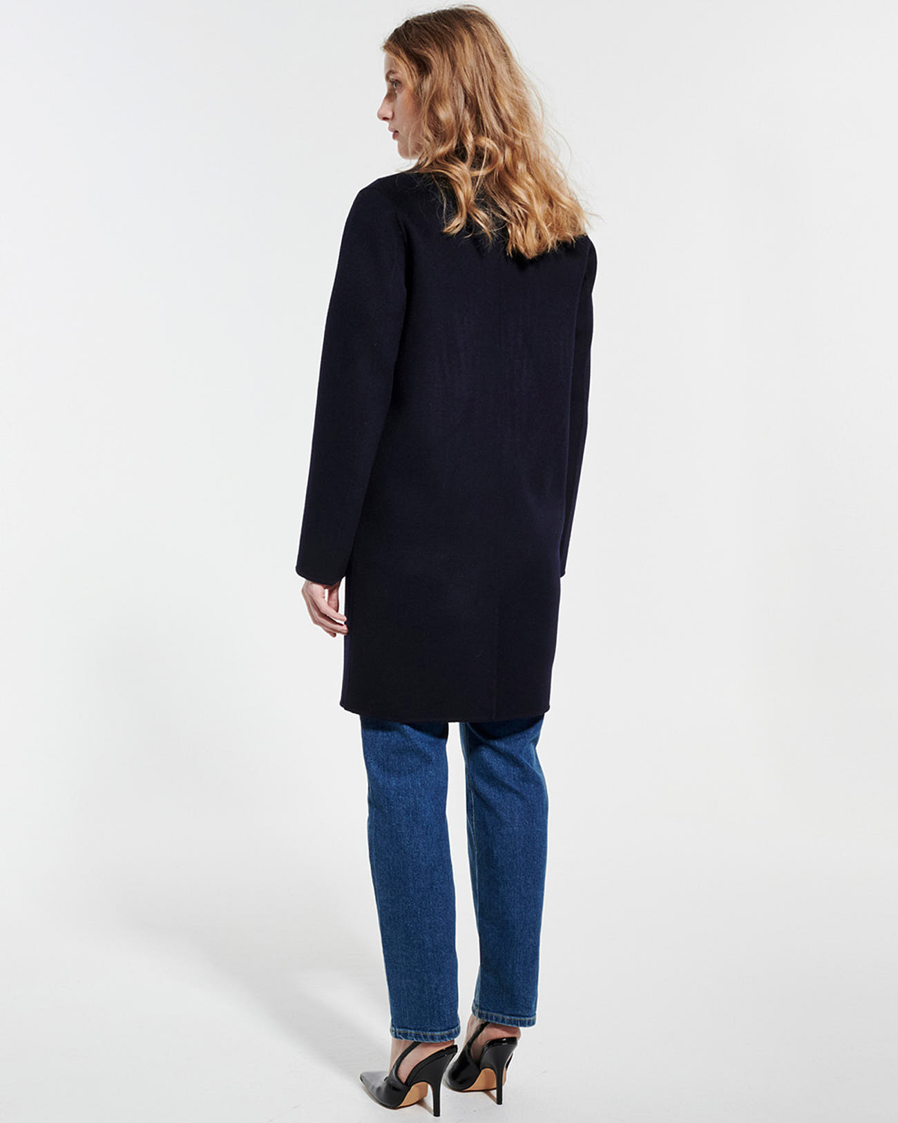 Matila coat Mid-length double-faced wool coat ZAPA