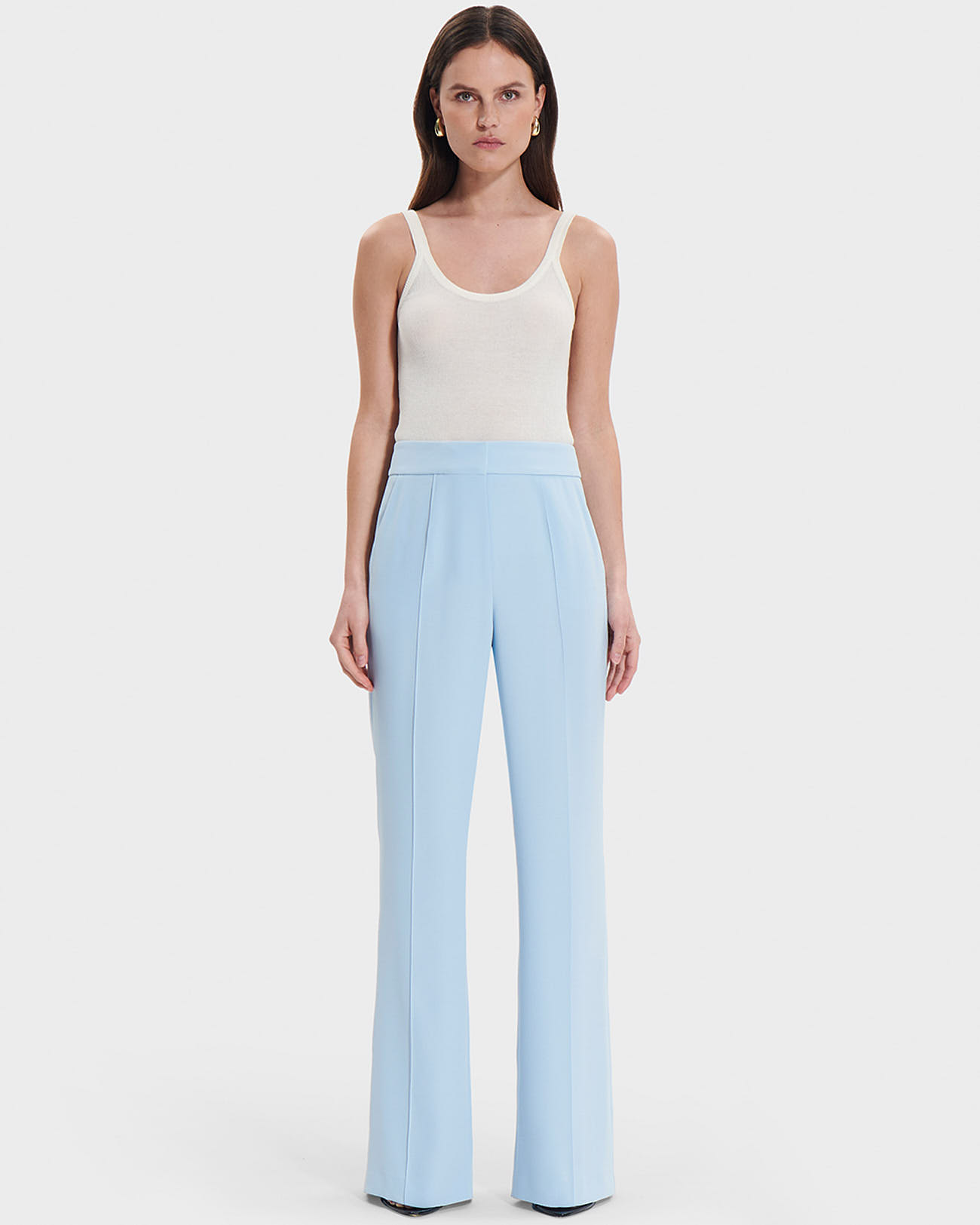 Periwinkle Pants Sky blue flowing pants ZAPA