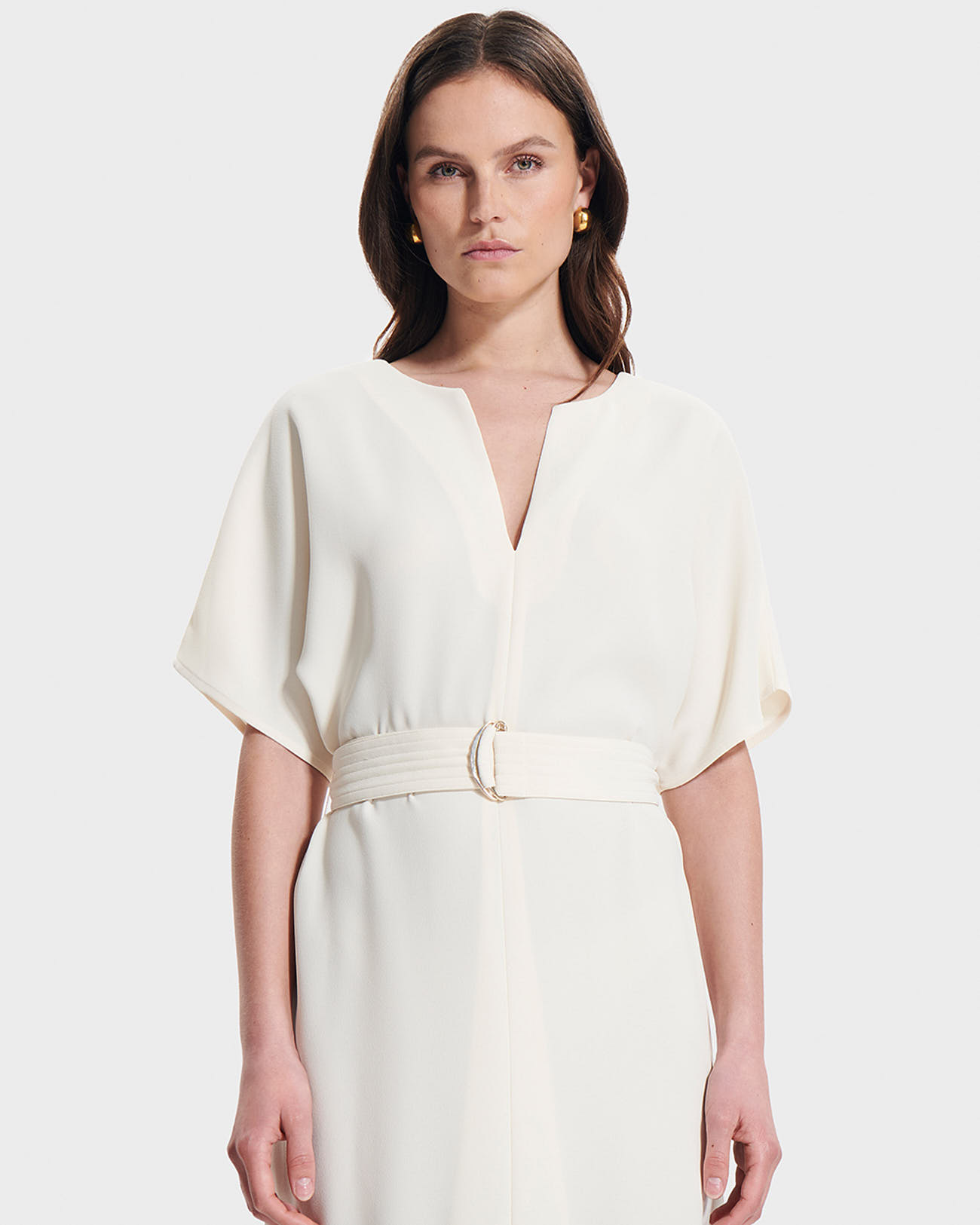 Rafaelle dress Long ecru flowing dress ZAPA