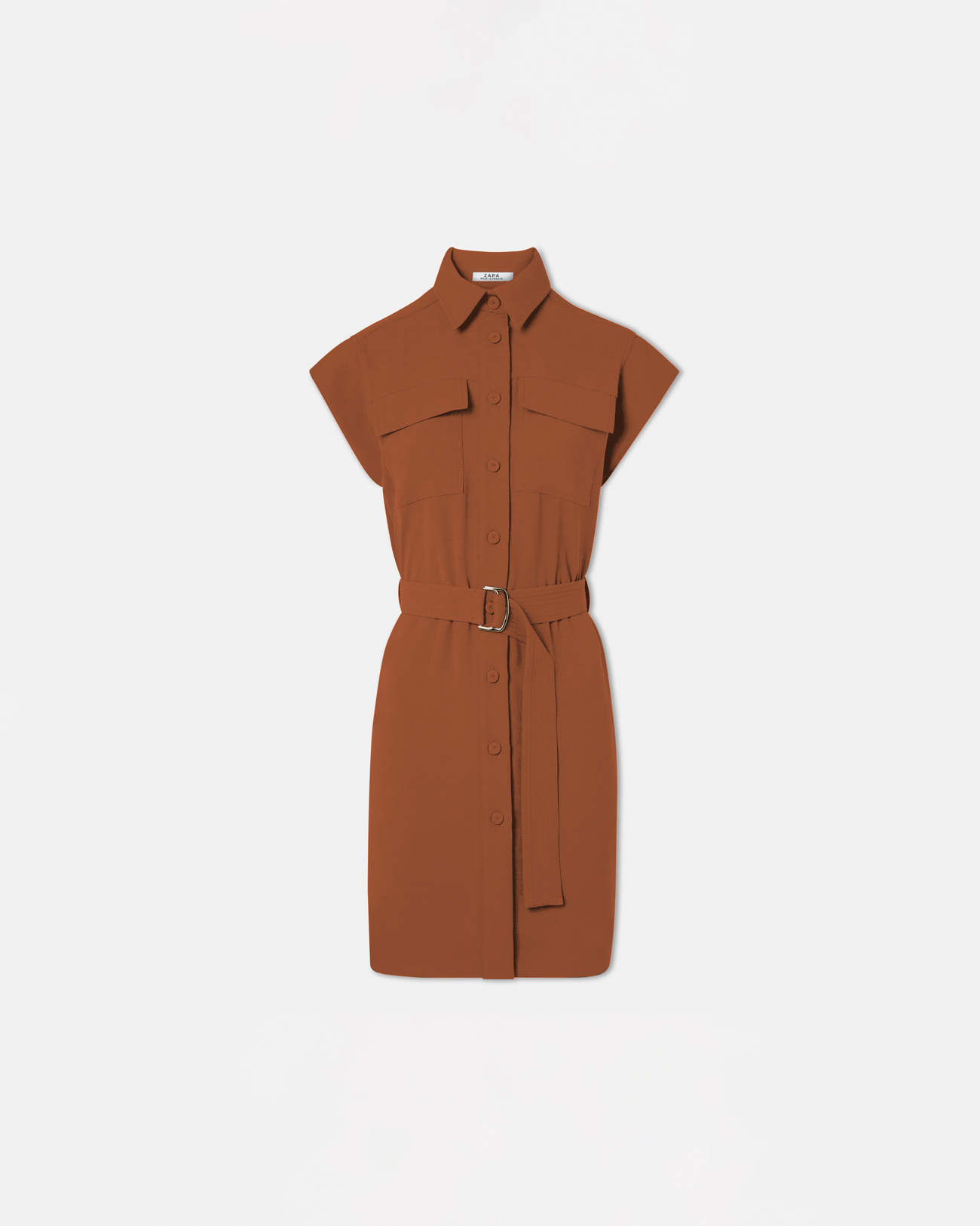 Rosen dress Rust shirt dress ZAPA