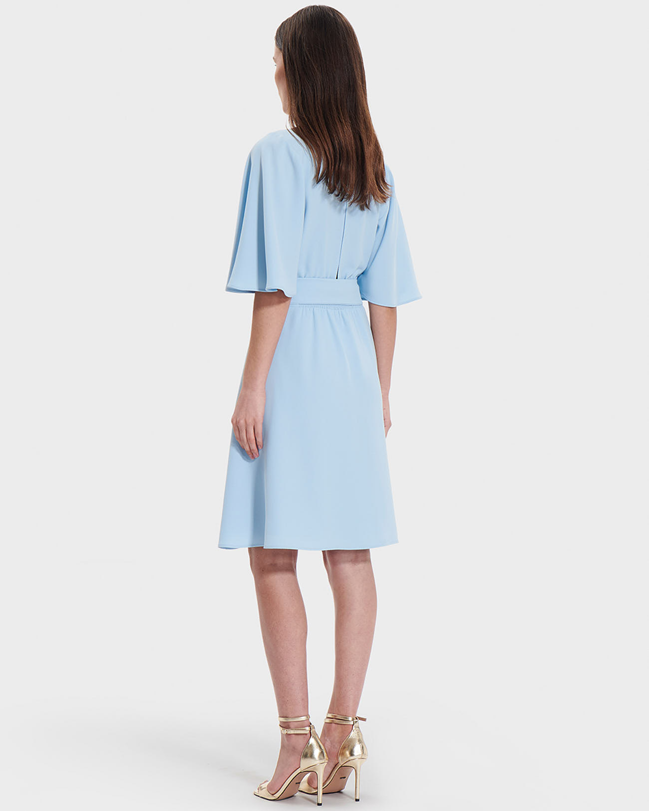 Russell dress Sky blue wrap dress ZAPA