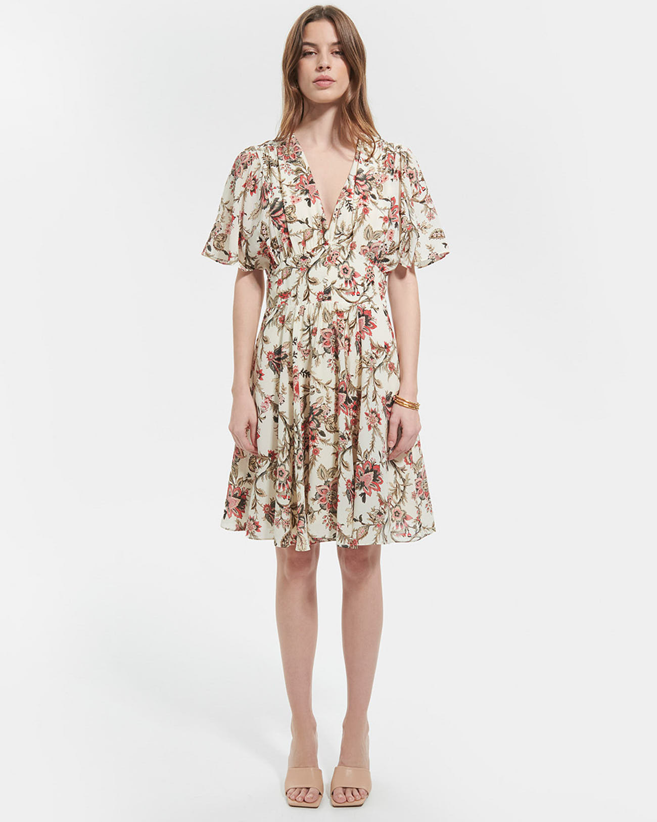 Roswell dress Short floral print dress ZAPA