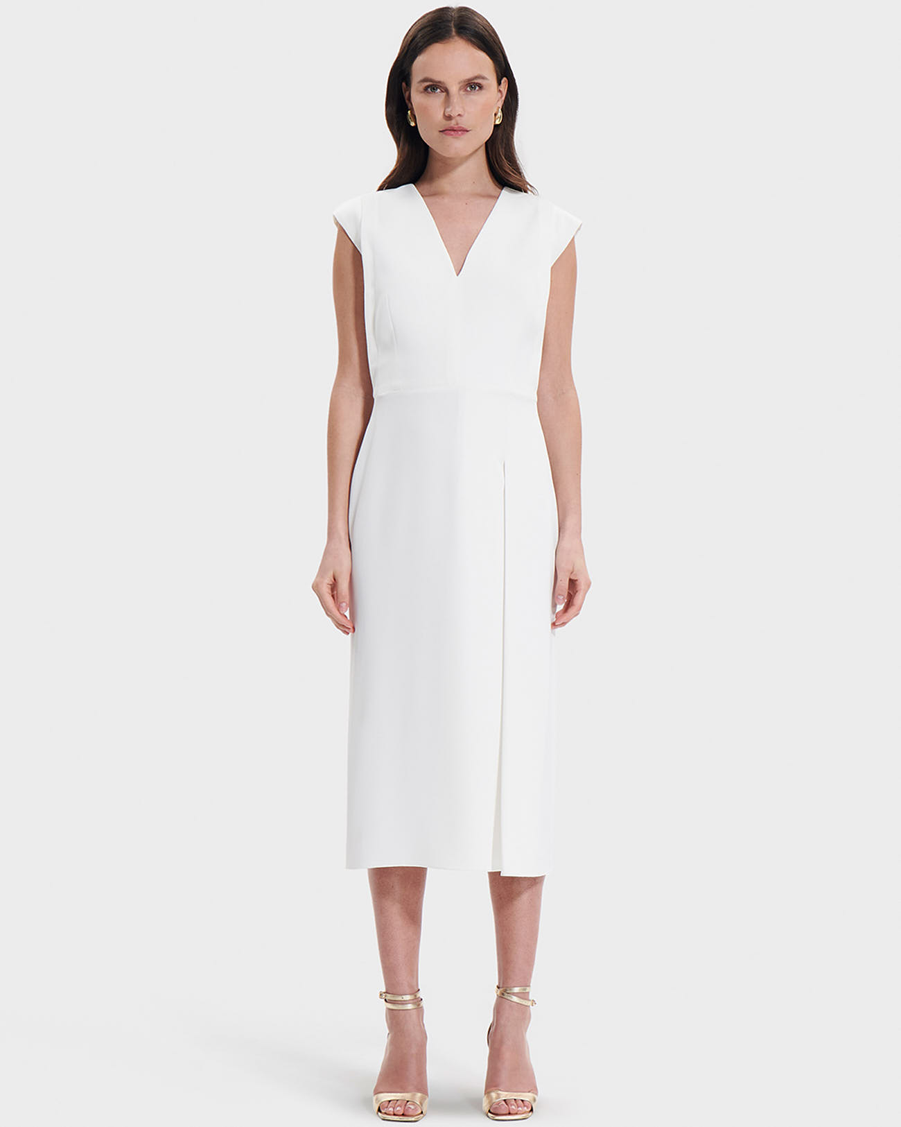 Roussel dress Ecru mid-length dress ZAPA