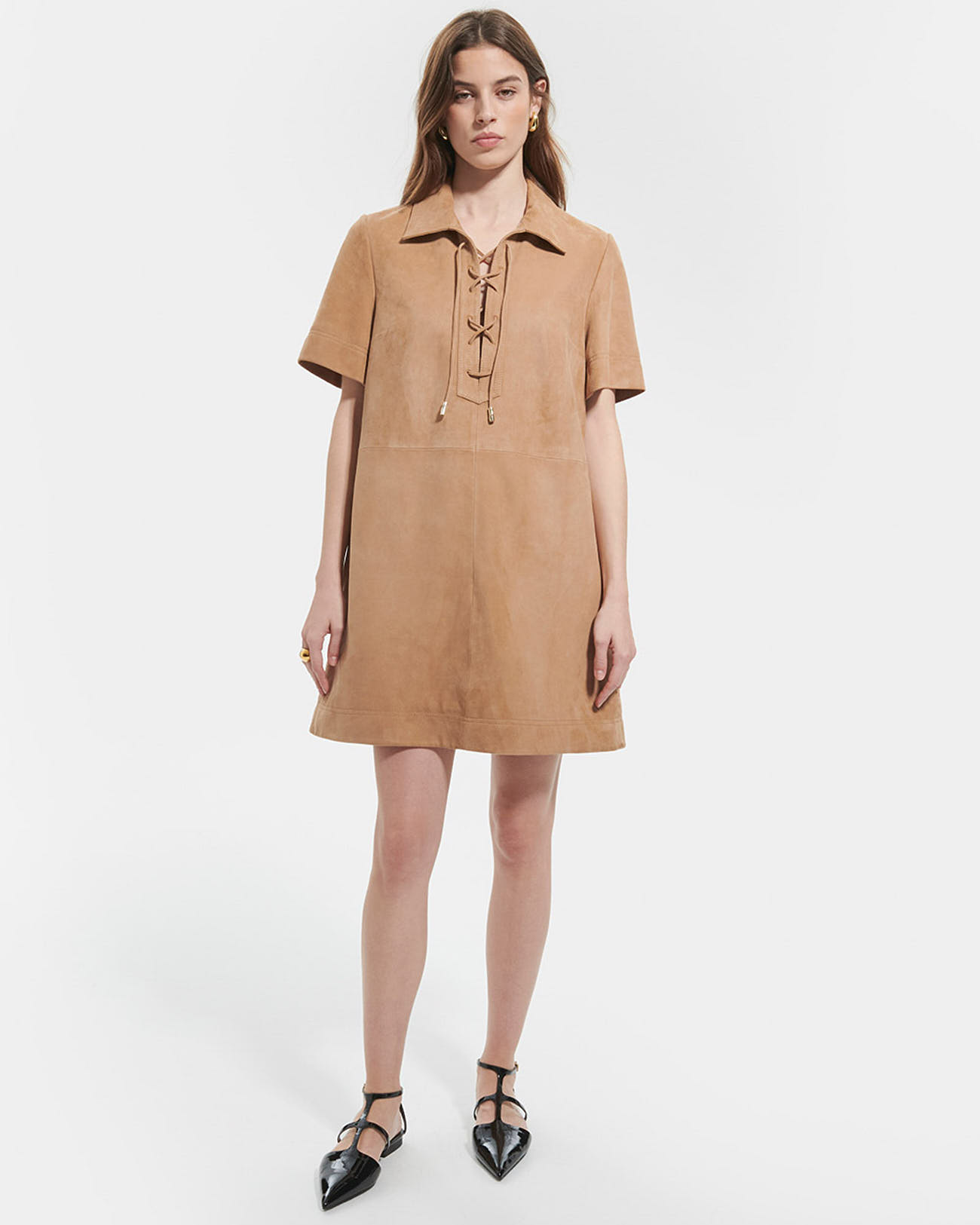 Rosalia dress Short suede dress ZAPA