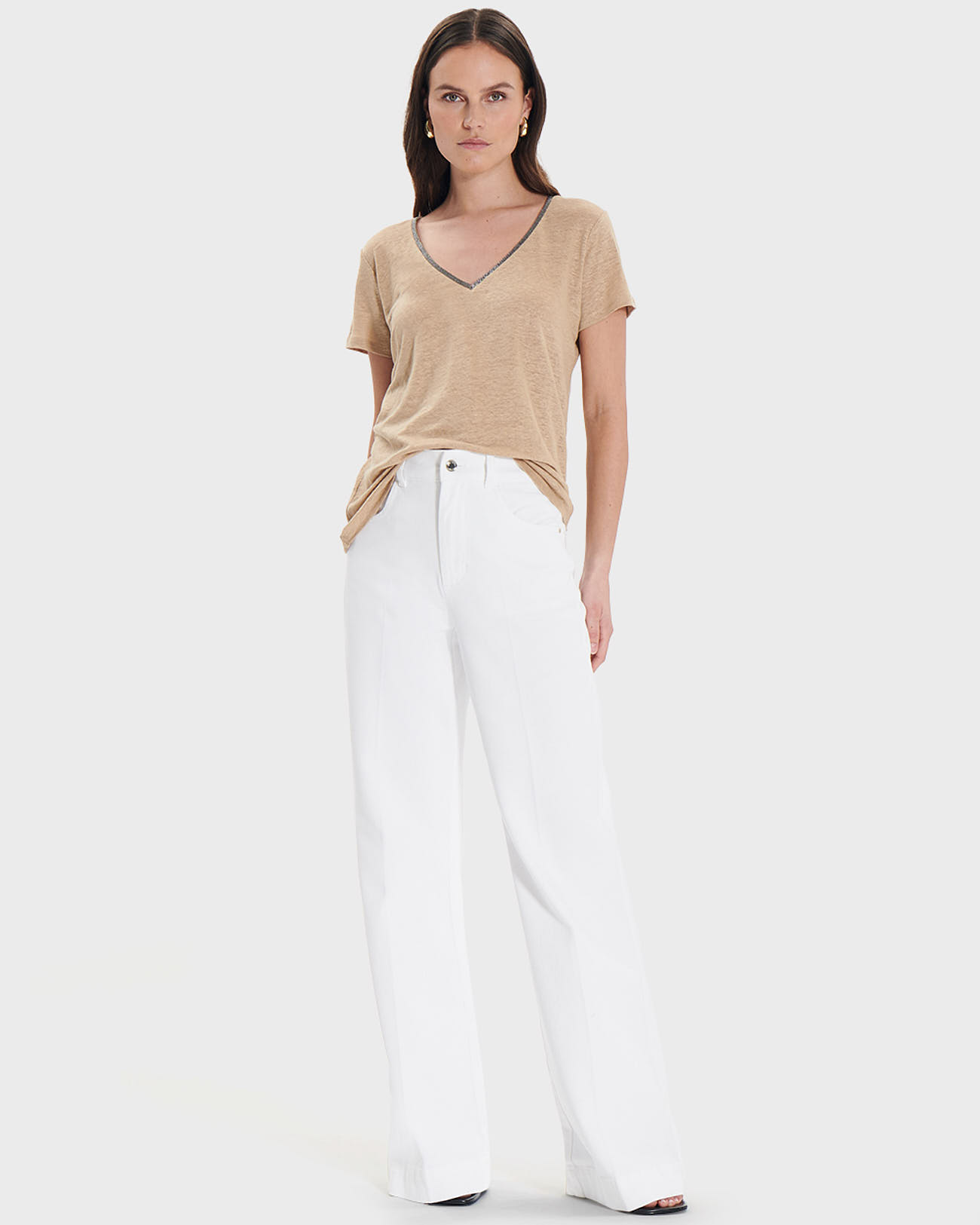 Top Jersey Tasmania Beige jersey top ZAPA