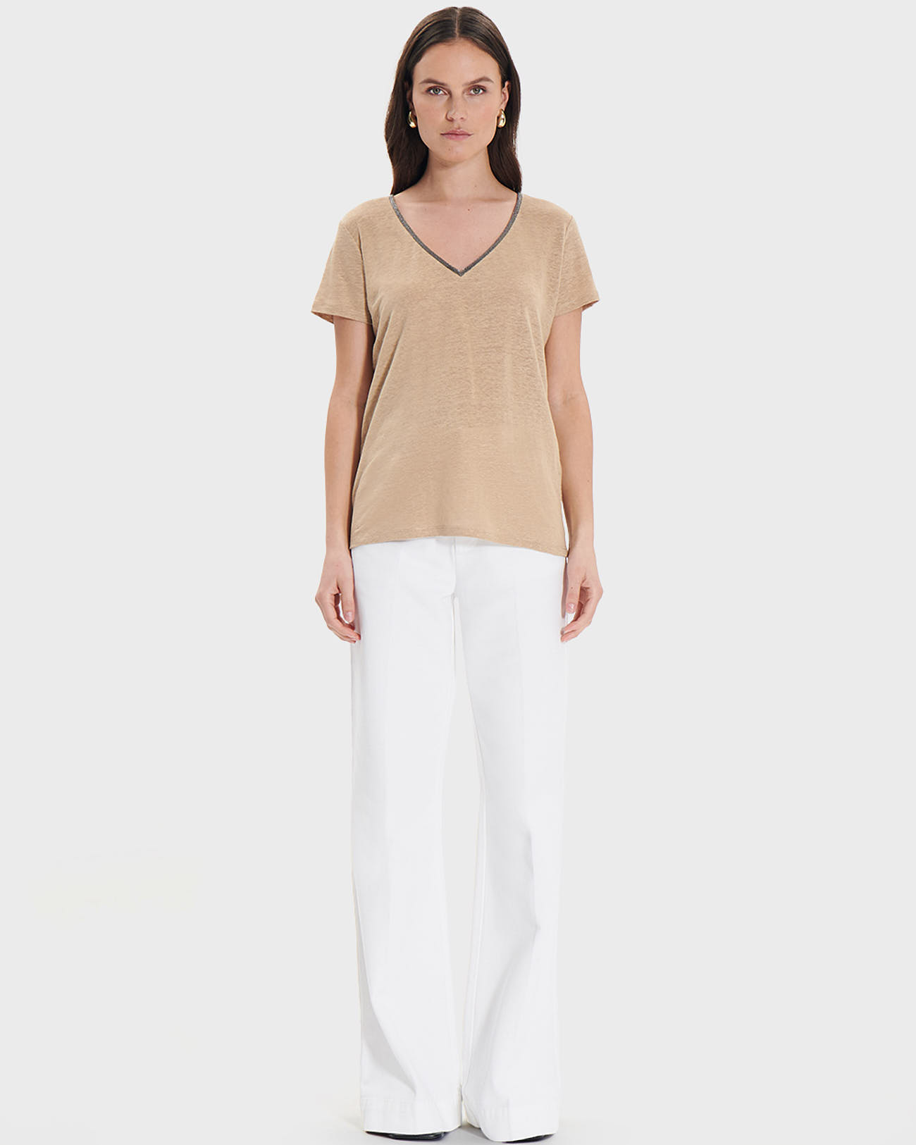 Top Jersey Tasmania Beige jersey top ZAPA