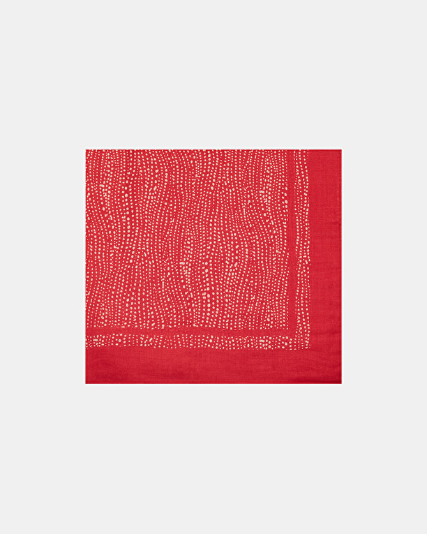 Frida stole Red print stole ZAPA