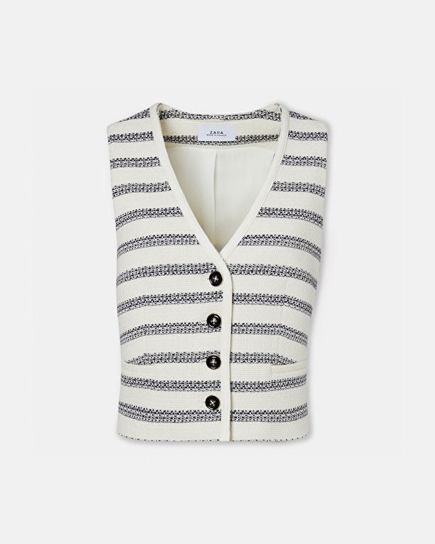 Georges vest Sleeveless tweed vest ZAPA