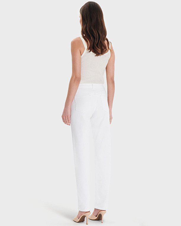 Jean Jayce White straight jeans ZAPA