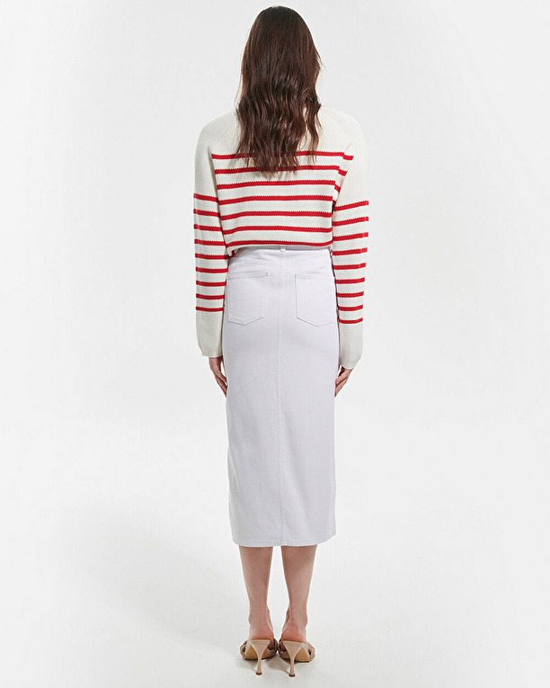 Jude skirt Long white skirt ZAPA