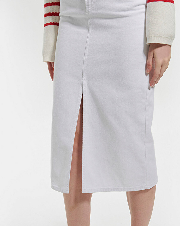Jude skirt Long white skirt ZAPA