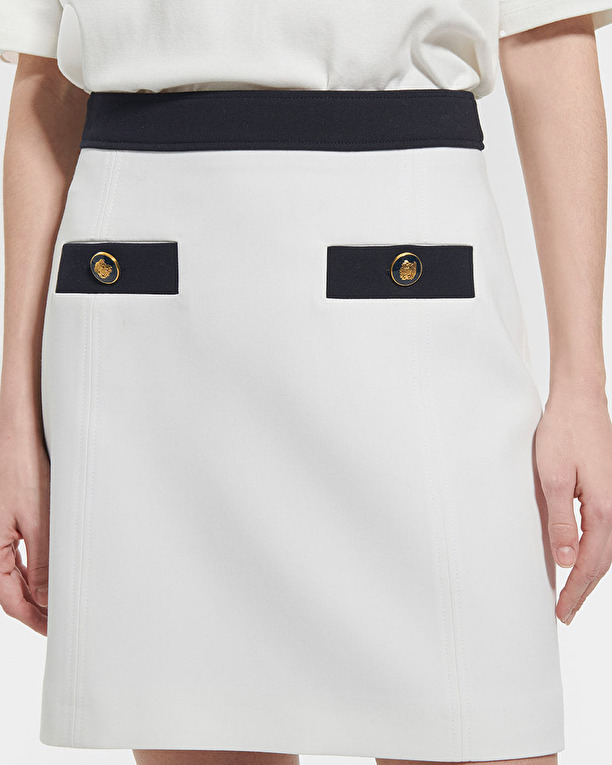 Johnson Skirt Short two-tone skirt ZAPA