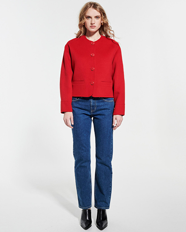 Minsk coat Red wool coat ZAPA