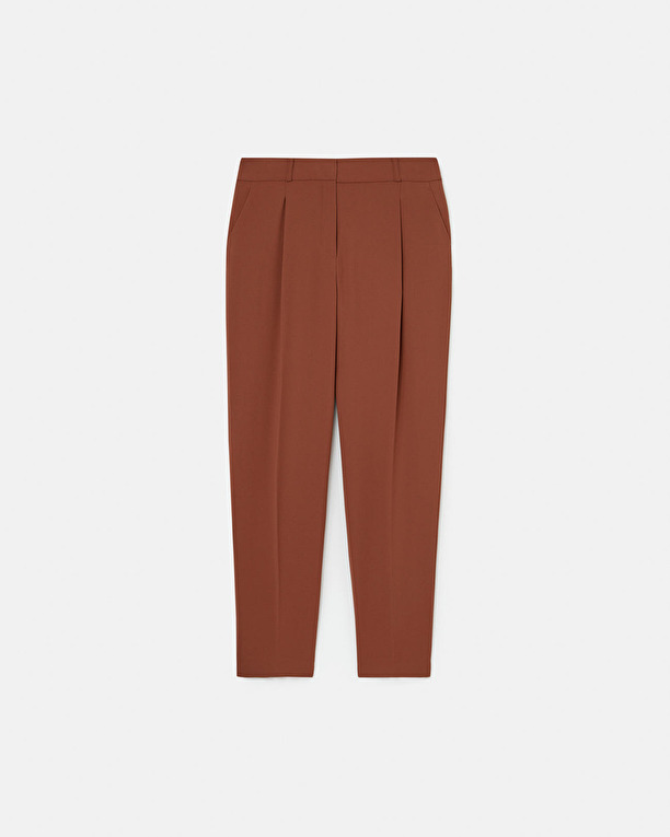 Pona pants Rust pleated pants ZAPA