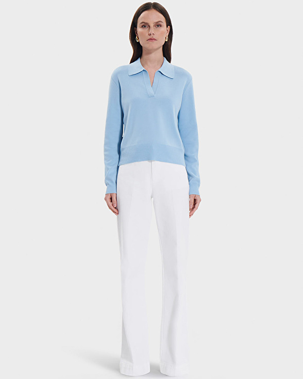 Namba sweater Loose sky blue sweater ZAPA
