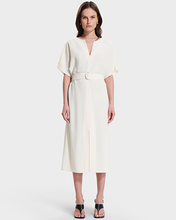 Rafaelle dress Long ecru flowing dress ZAPA