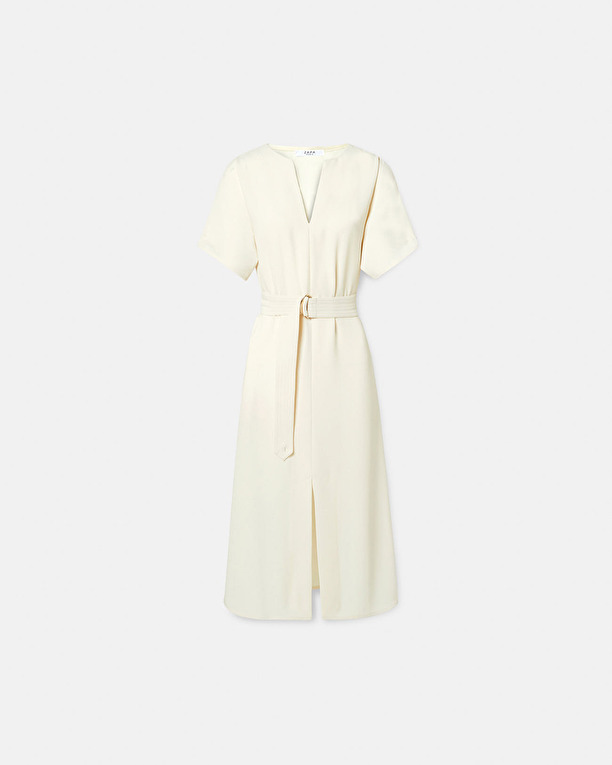 Rafaelle dress Long ecru flowing dress ZAPA