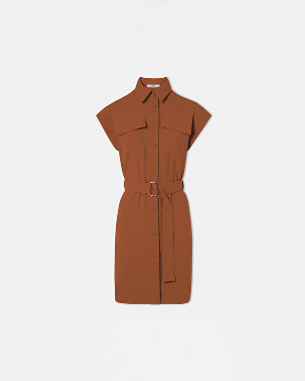 Rosen dress Rust shirt dress ZAPA